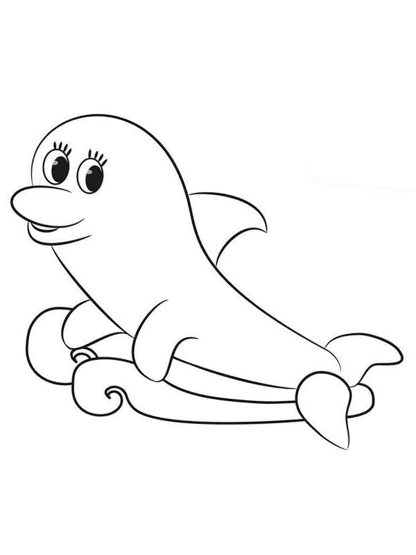 198 Dolphin Coloring Pages Free Printable 77