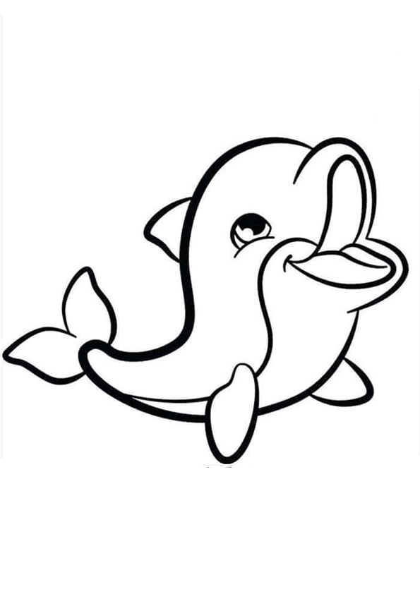 198 Dolphin Coloring Pages Free Printable 82