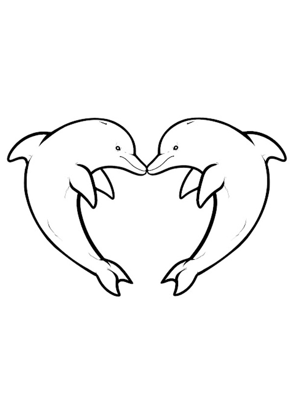 198 Dolphin Coloring Pages Free Printable 85