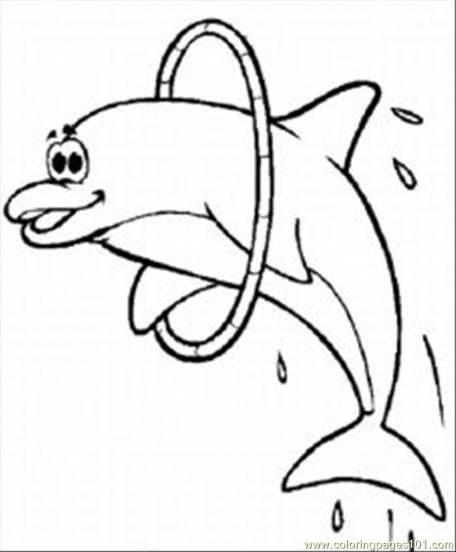 198 Dolphin Coloring Pages Free Printable 89