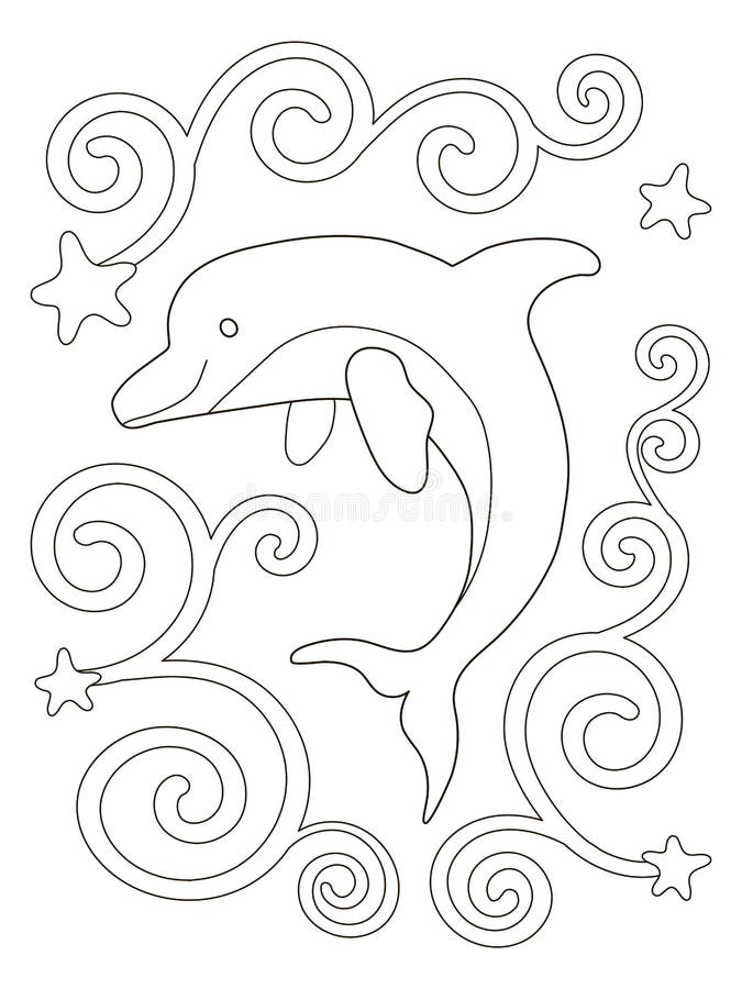 198 Dolphin Coloring Pages Free Printable 95