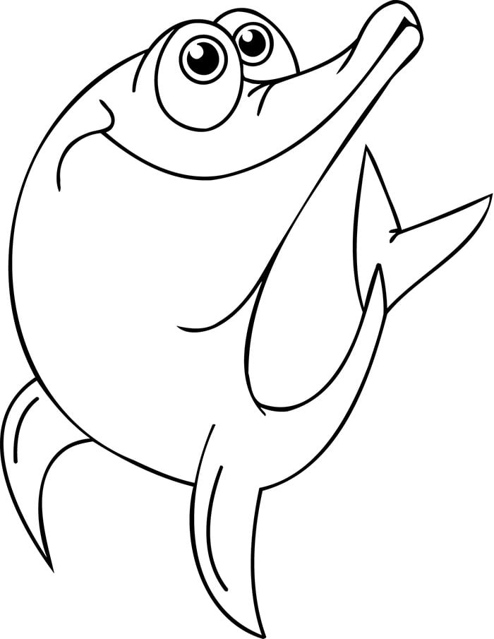 198 Dolphin Coloring Pages Free Printable 98