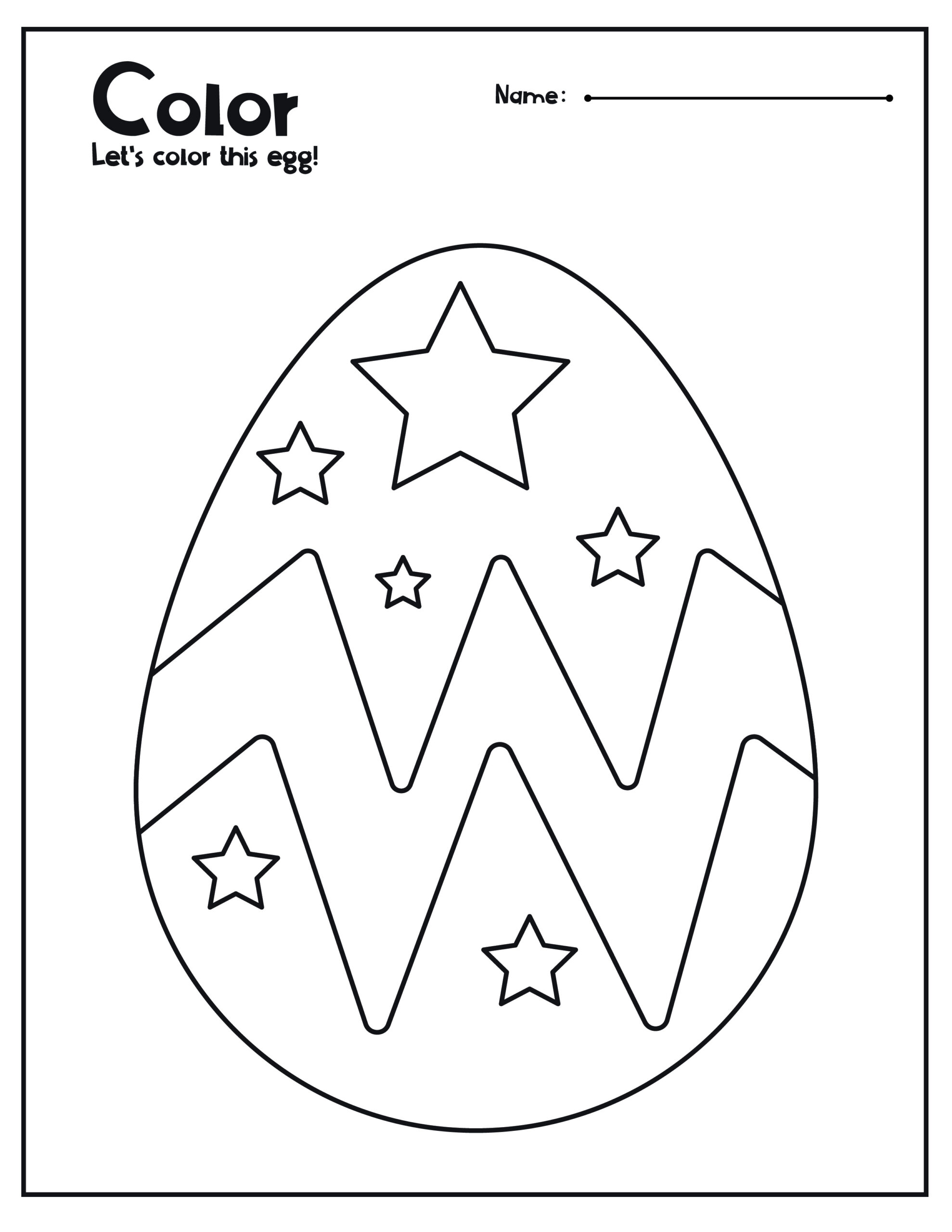 199 Egg Printable Coloring Pages 1