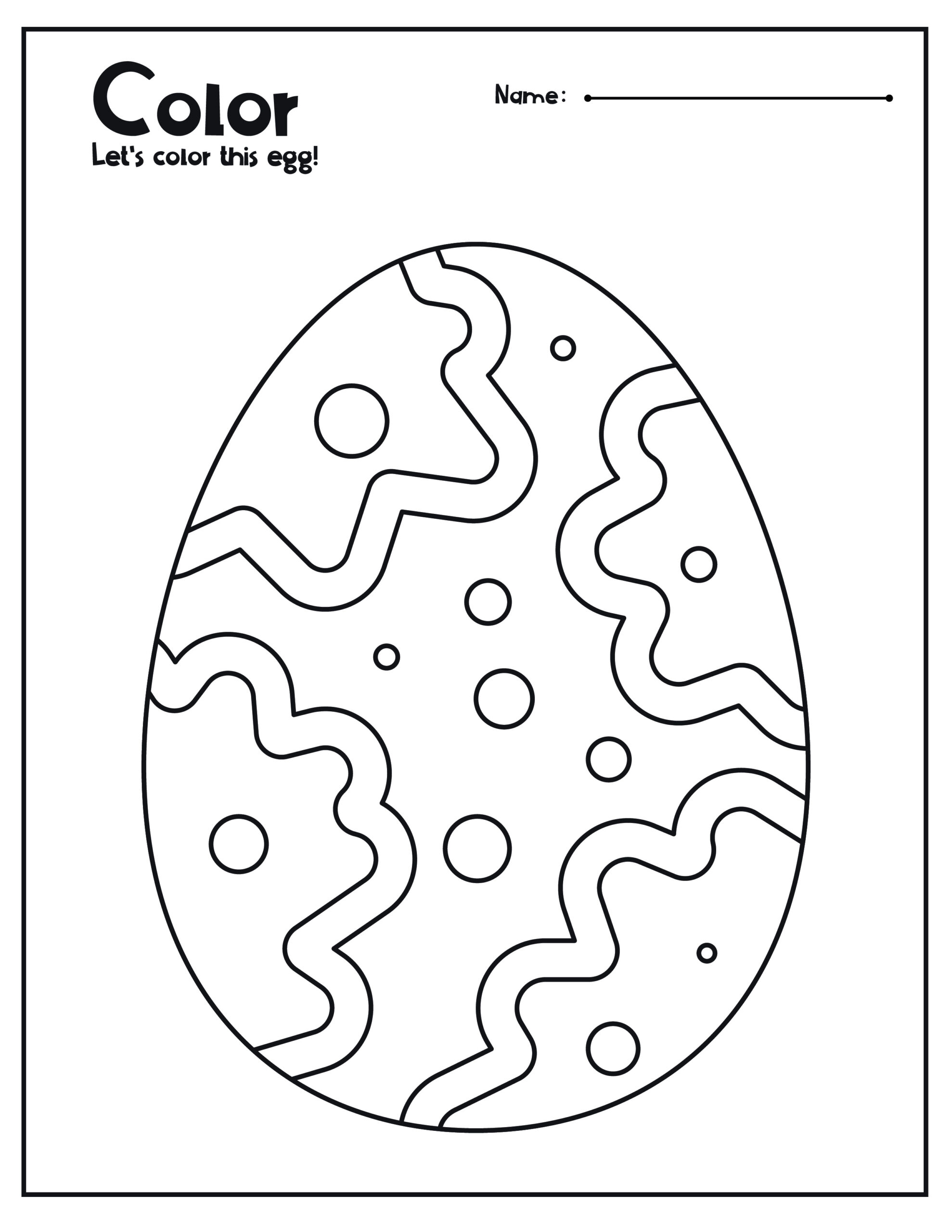 199 Egg Printable Coloring Pages 105