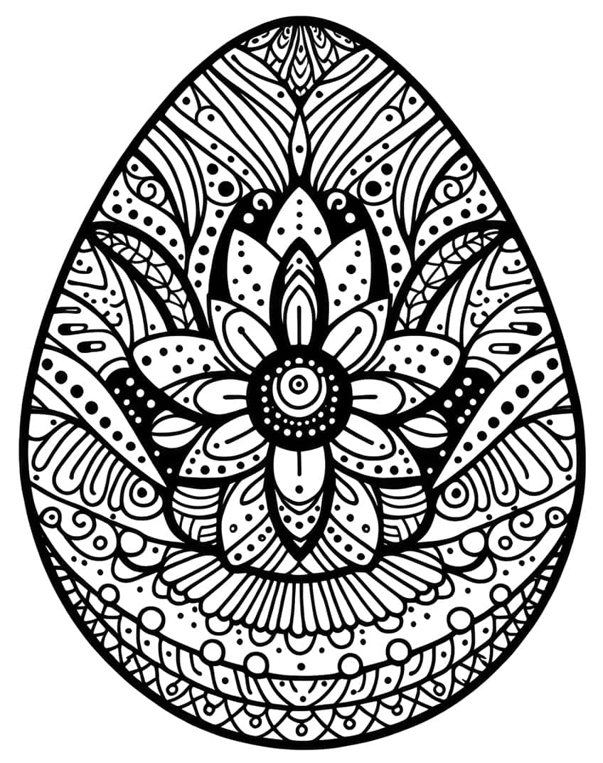 199 Egg Printable Coloring Pages 112