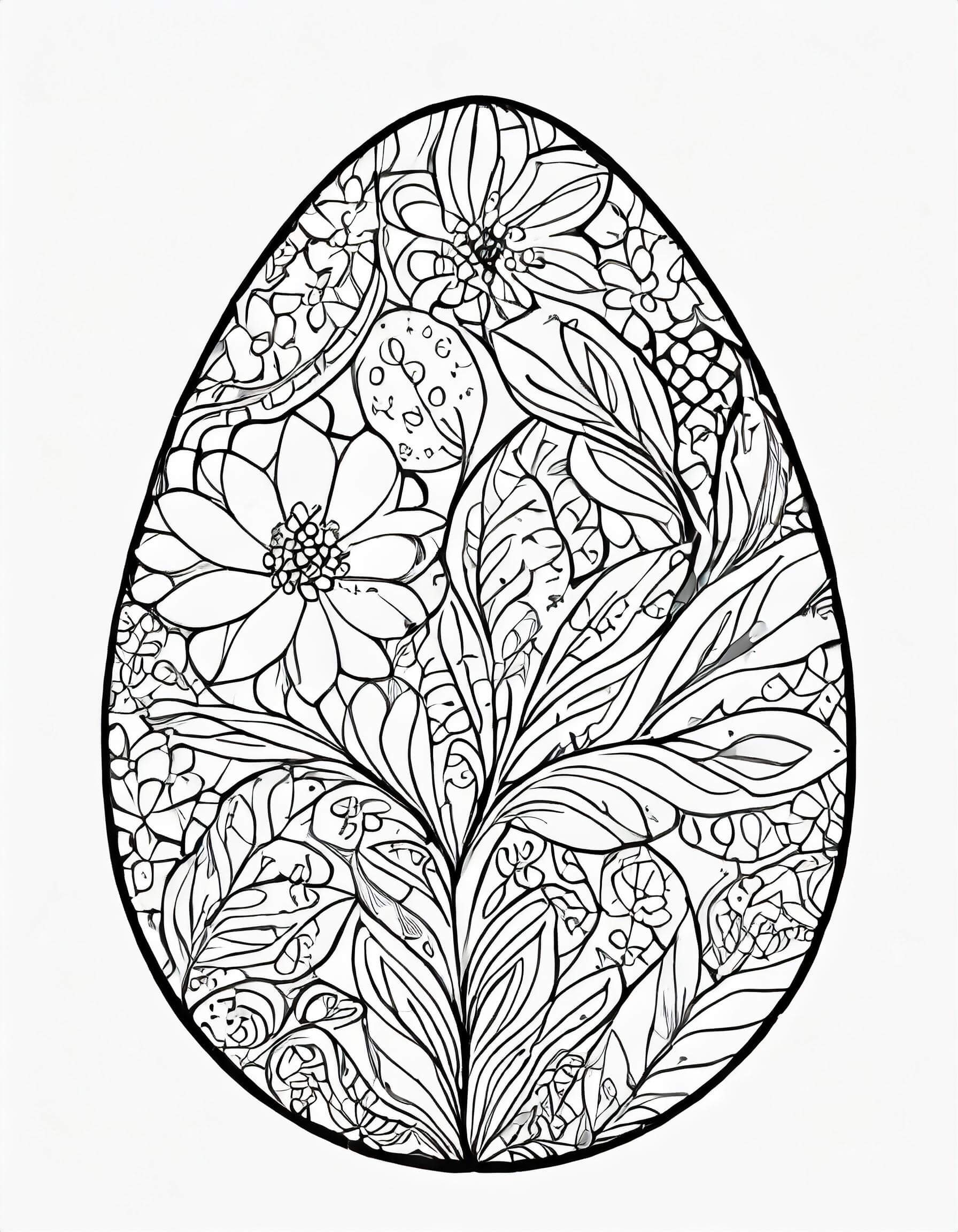 199 Egg Printable Coloring Pages 121