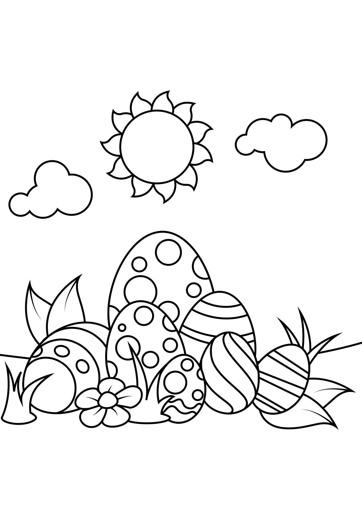 199 Egg Printable Coloring Pages 132