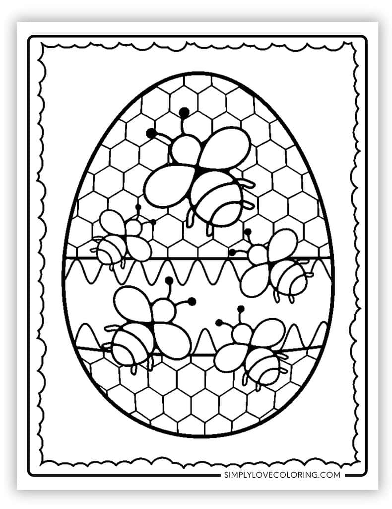 199 Egg Printable Coloring Pages 133