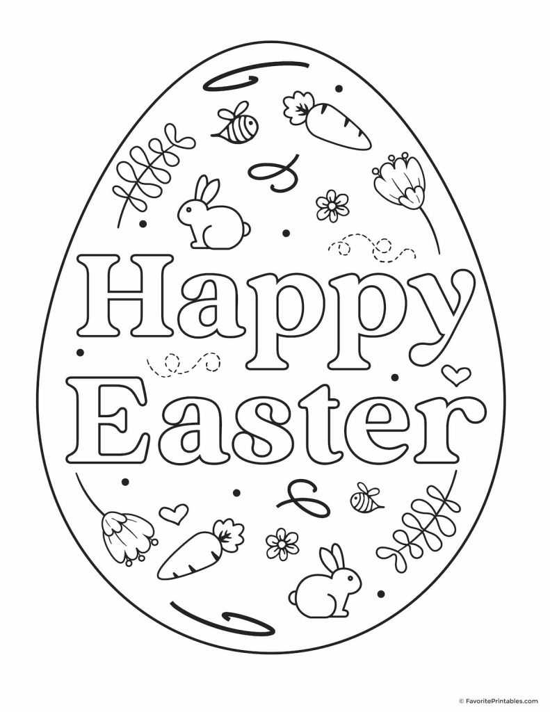 199 Egg Printable Coloring Pages 140