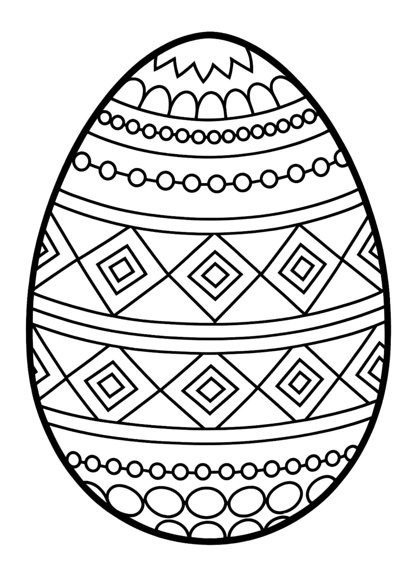 199 Egg Printable Coloring Pages 146