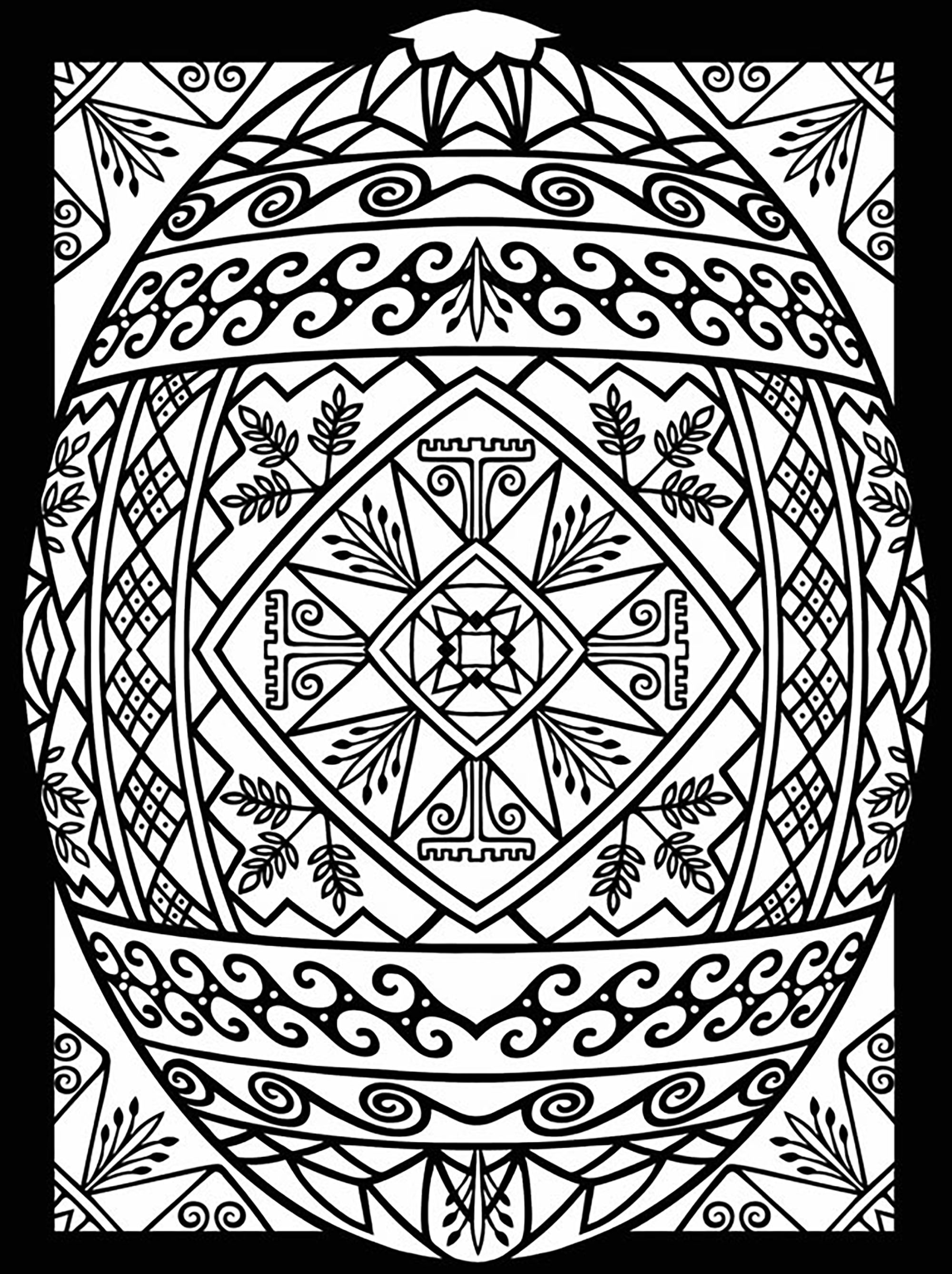 199 Egg Printable Coloring Pages 152