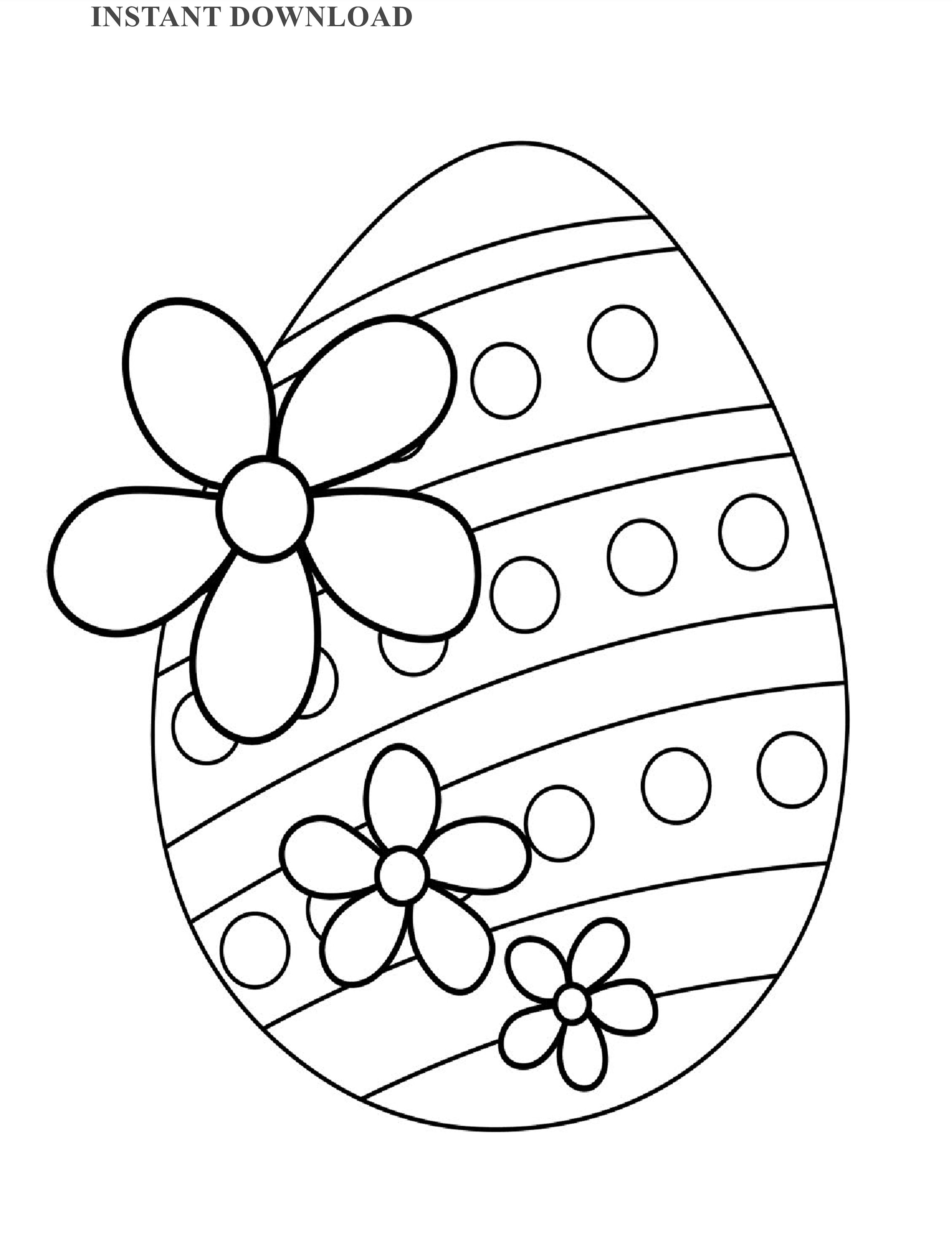 199 Egg Printable Coloring Pages 156