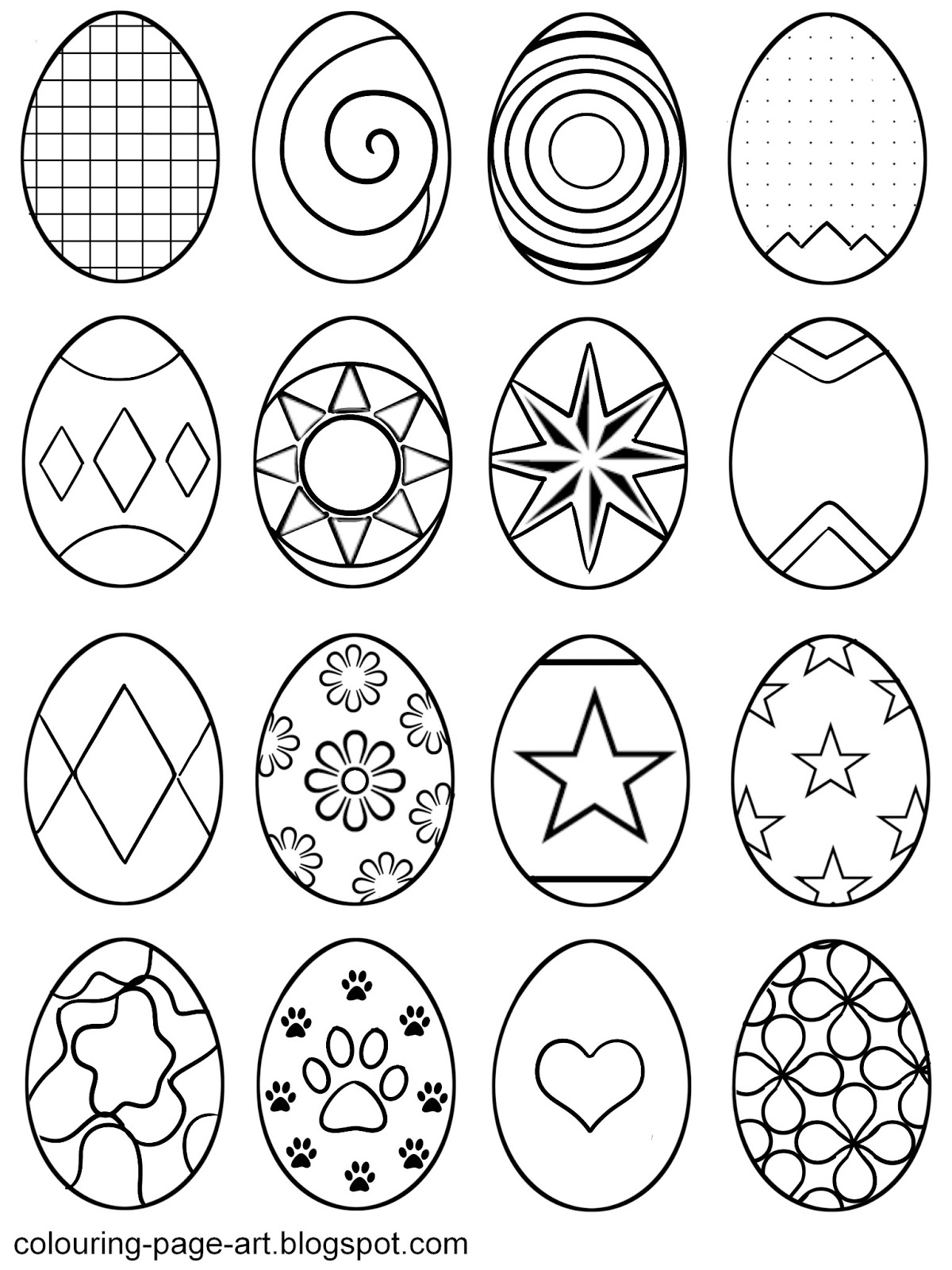 199 Egg Printable Coloring Pages 164