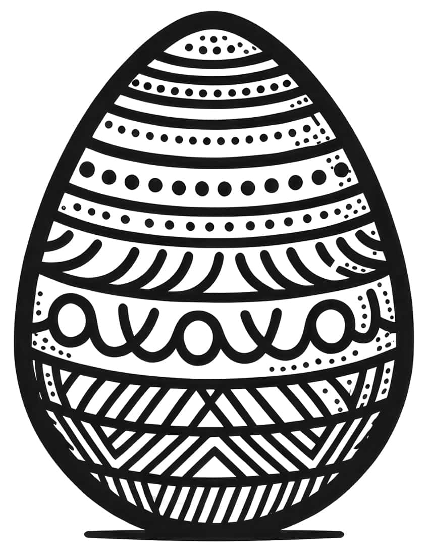 199 Egg Printable Coloring Pages 171