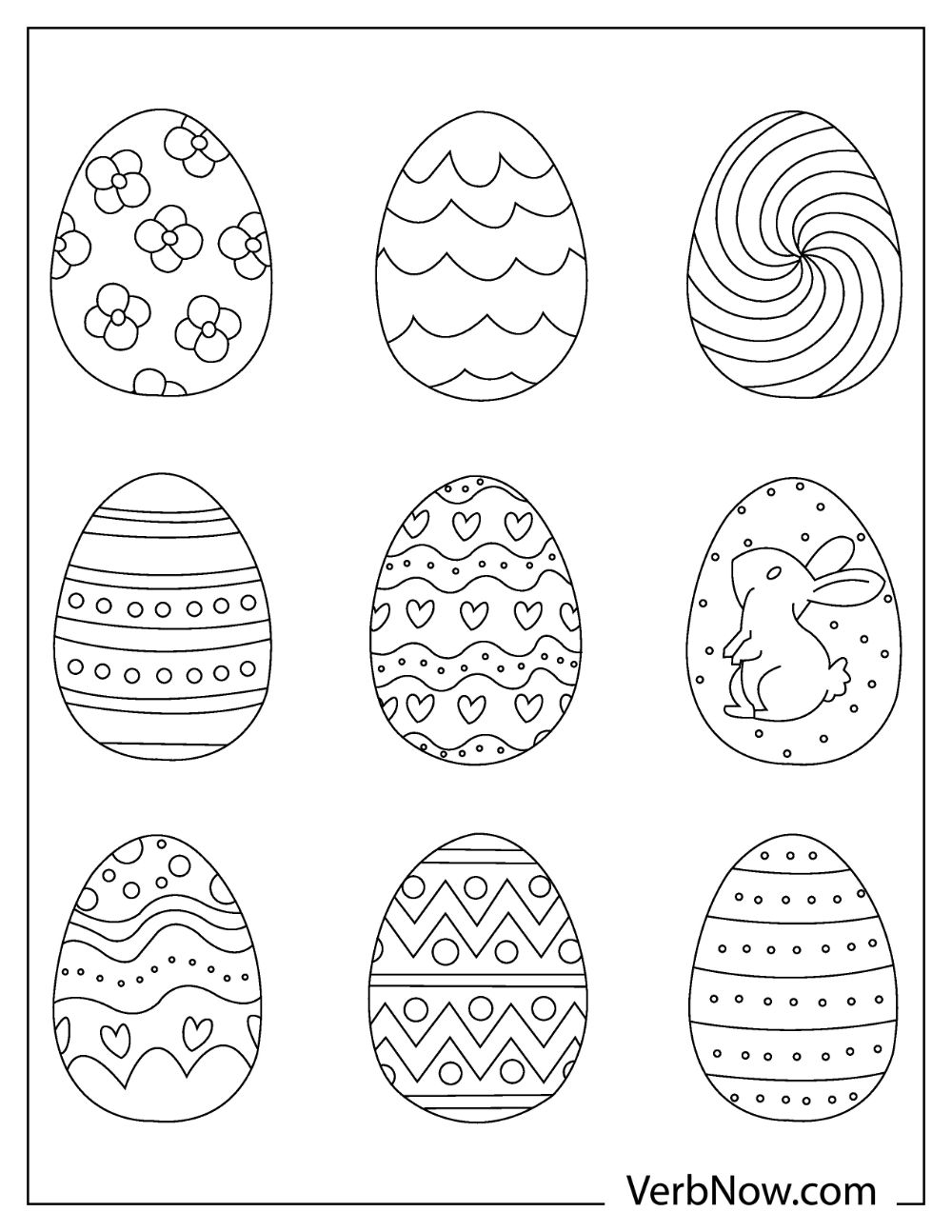 199 Egg Printable Coloring Pages 186