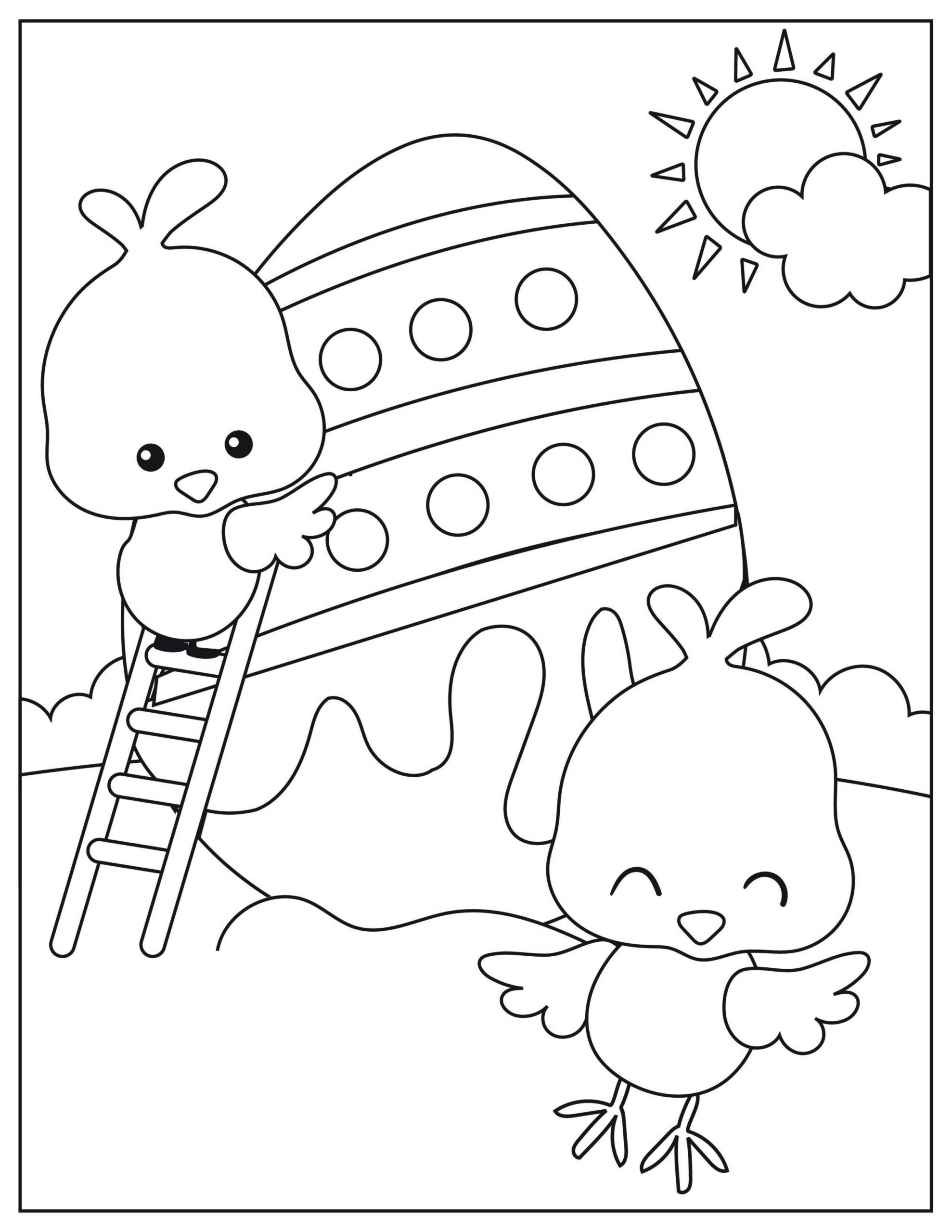 199 Egg Printable Coloring Pages 193