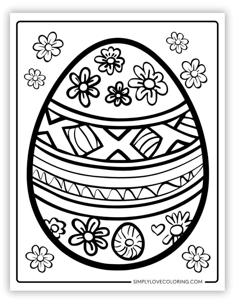 199 Egg Printable Coloring Pages 23