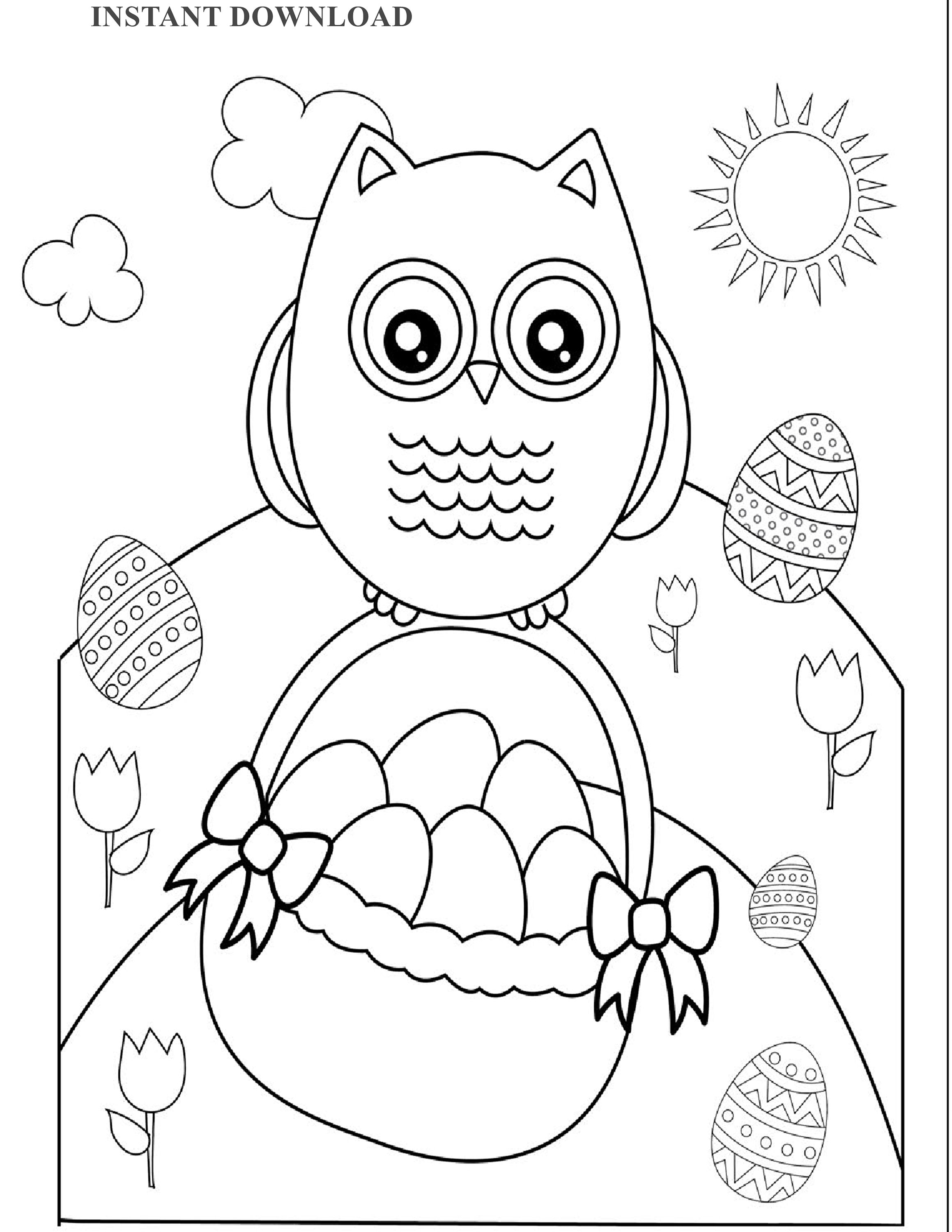 199 Egg Printable Coloring Pages 27