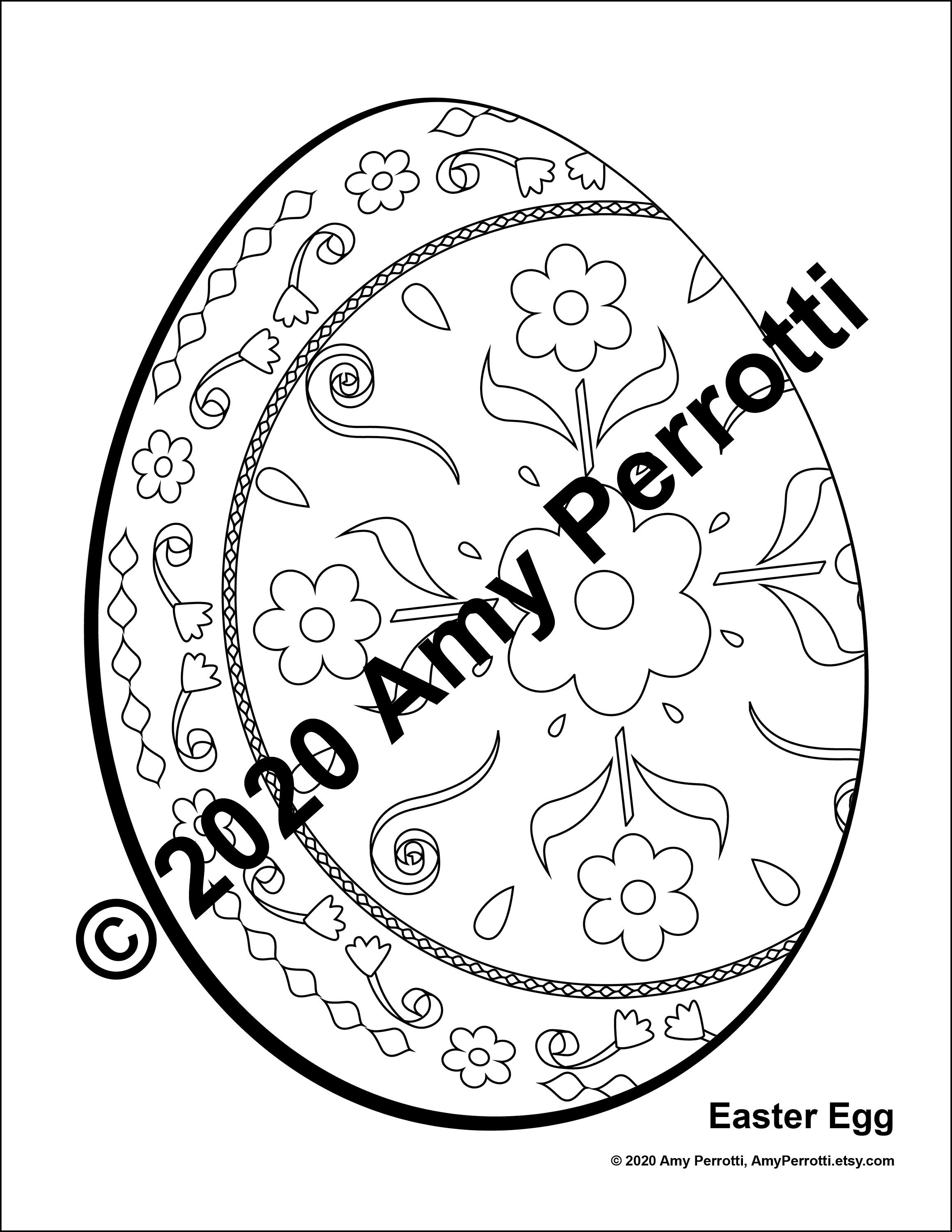 199 Egg Printable Coloring Pages 30