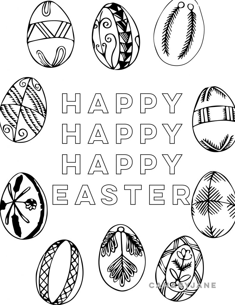 199 Egg Printable Coloring Pages 33