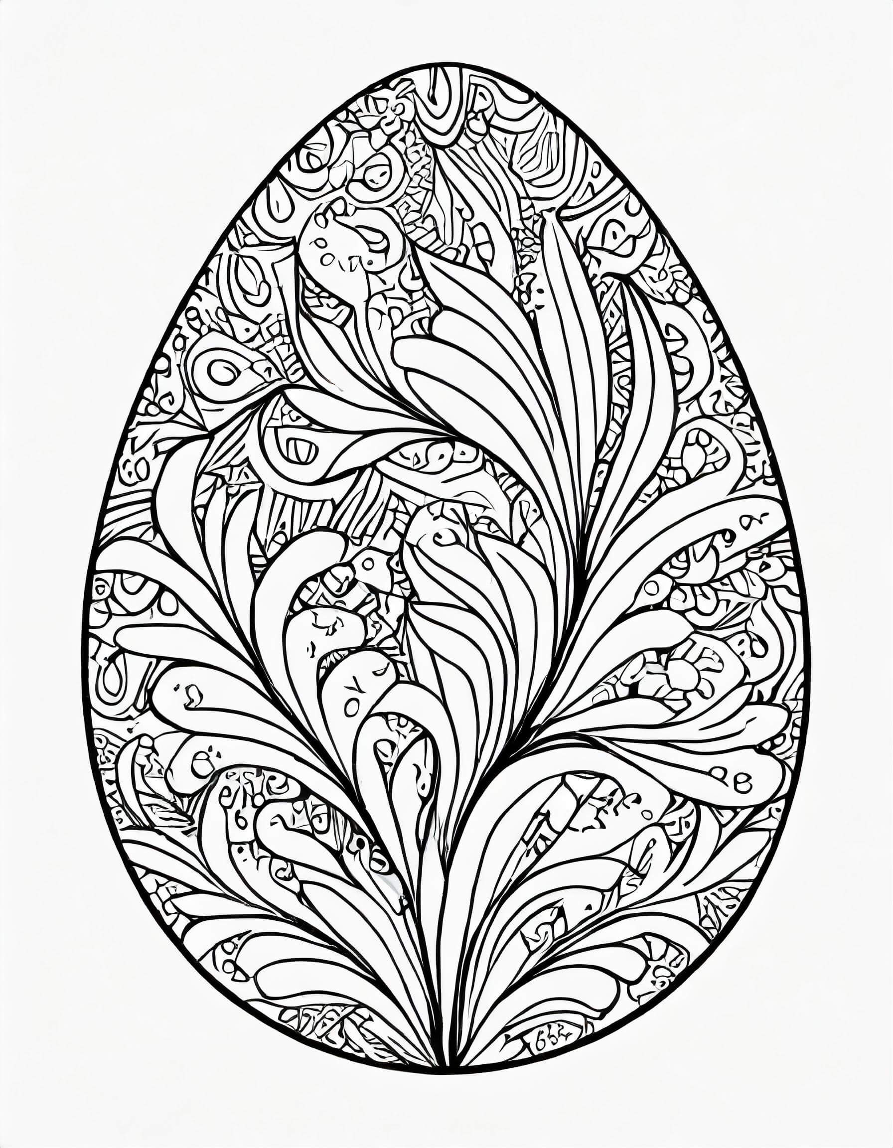 199 Egg Printable Coloring Pages 42