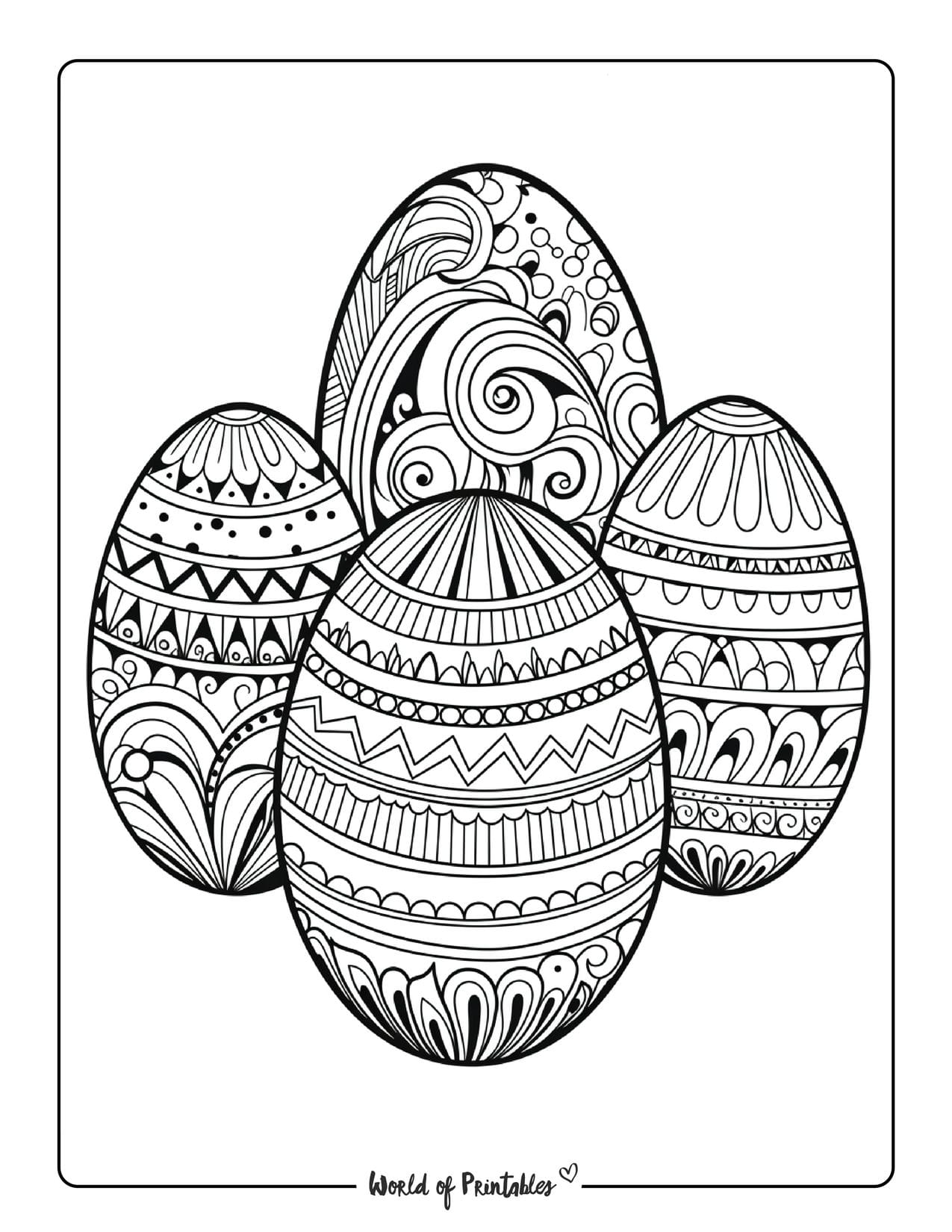 199 Egg Printable Coloring Pages 44