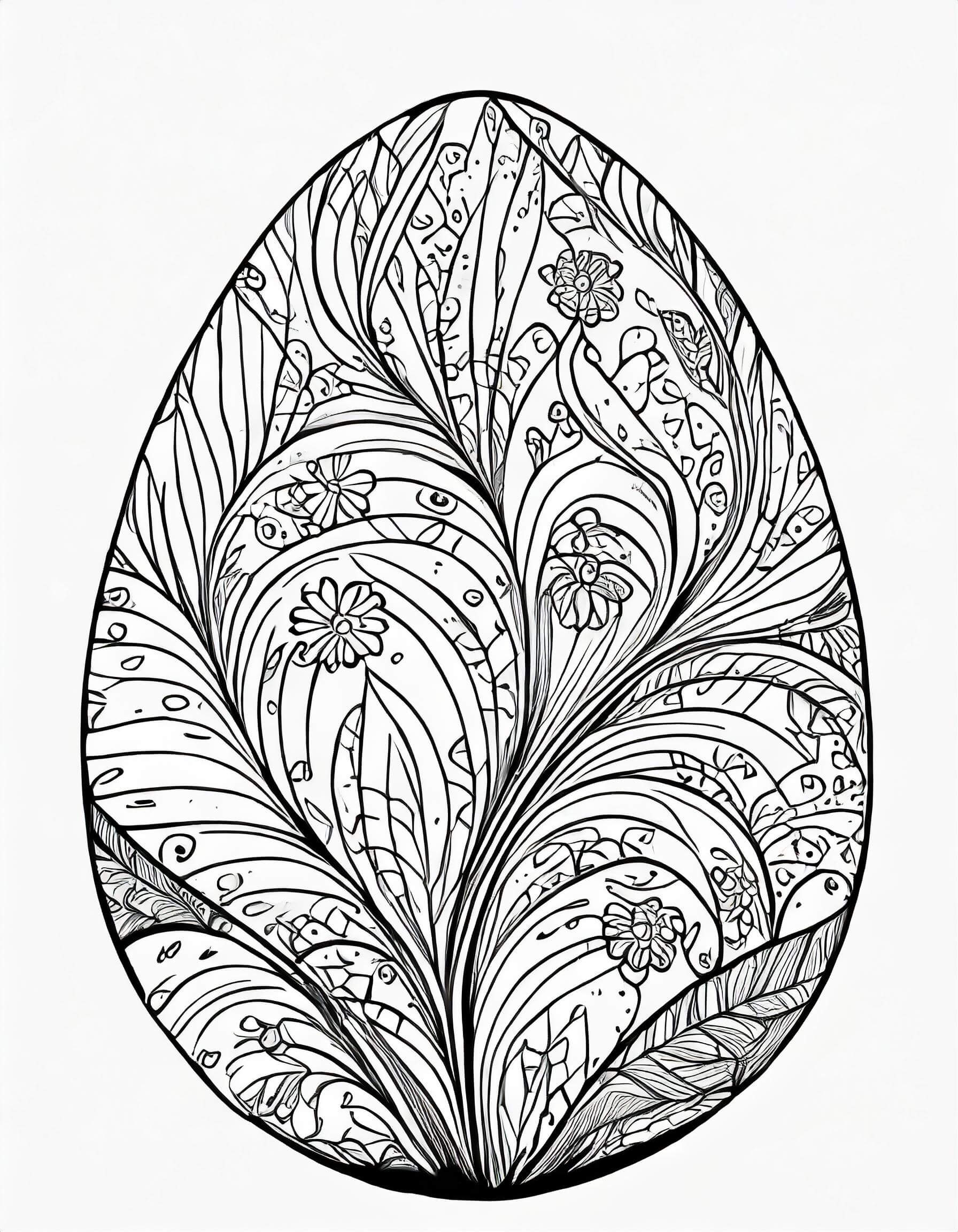 199 Egg Printable Coloring Pages 97