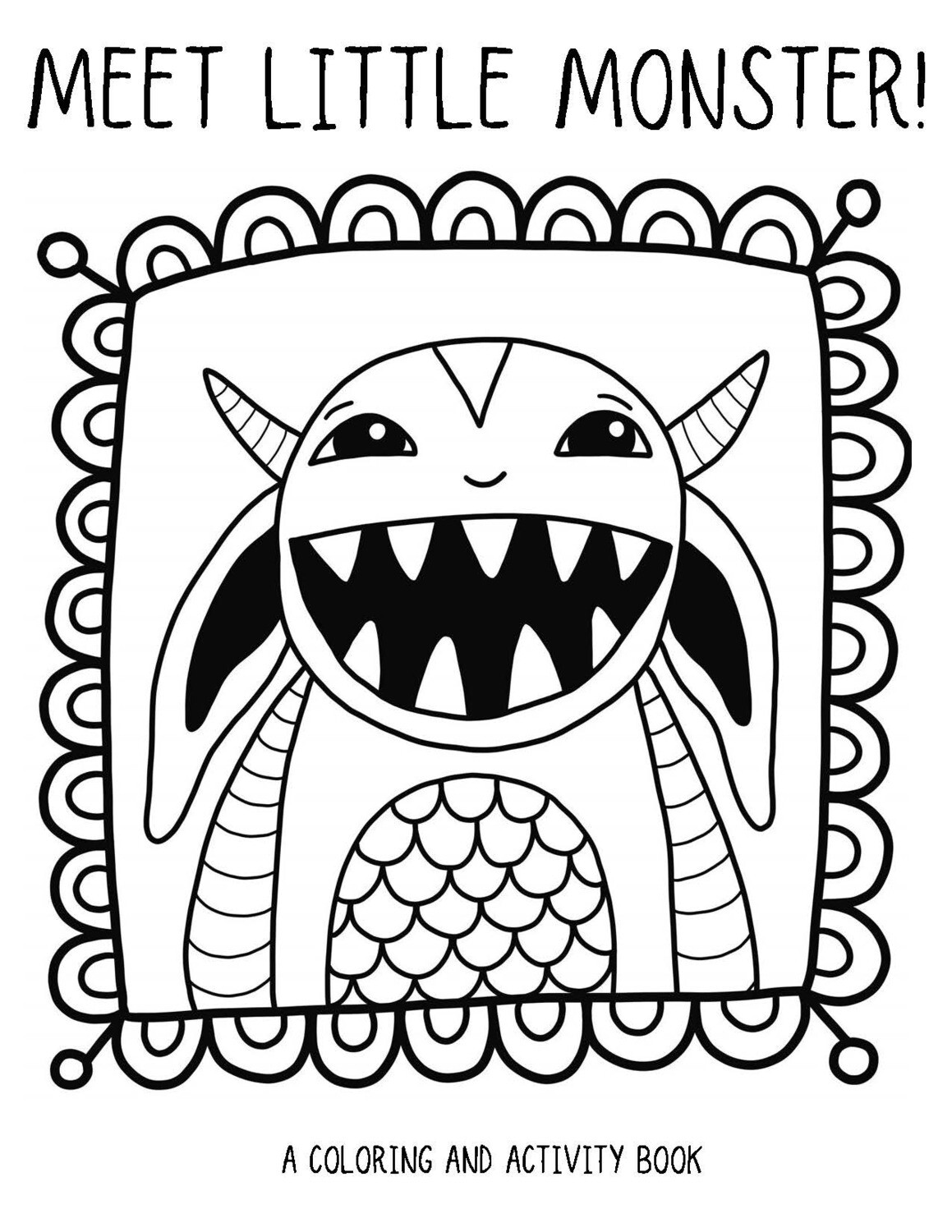 199+ Monsters Coloring Pages 102