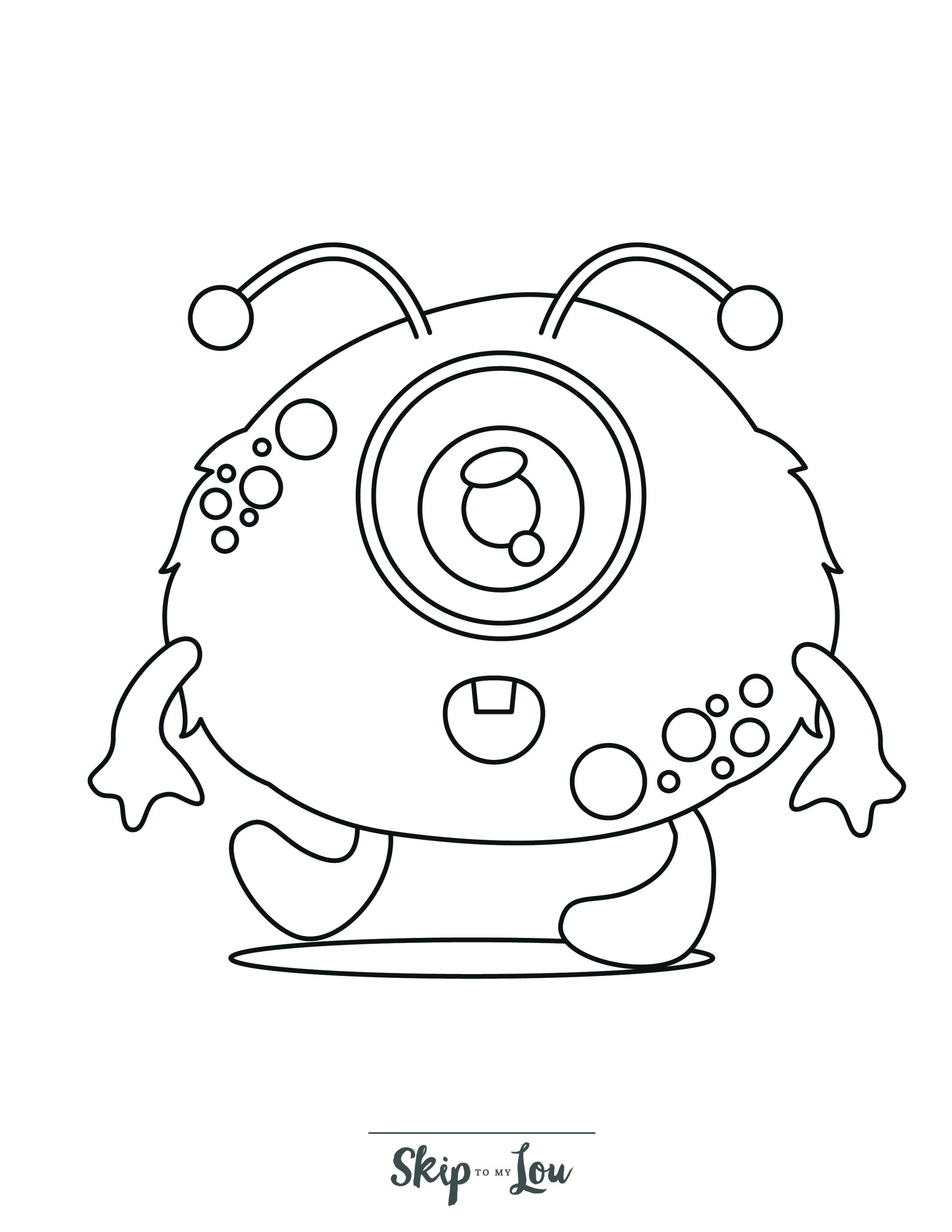 199+ Monsters Coloring Pages 103