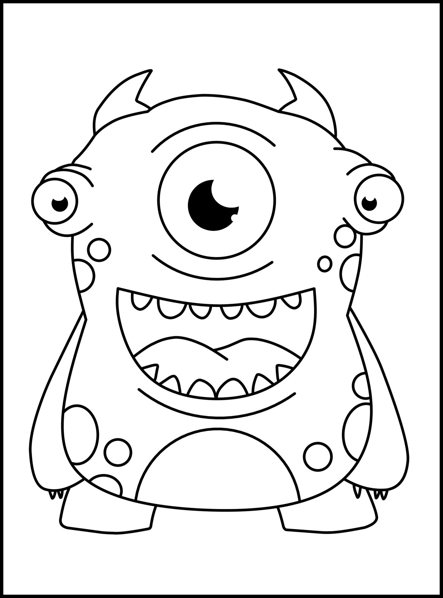 199+ Monsters Coloring Pages 109