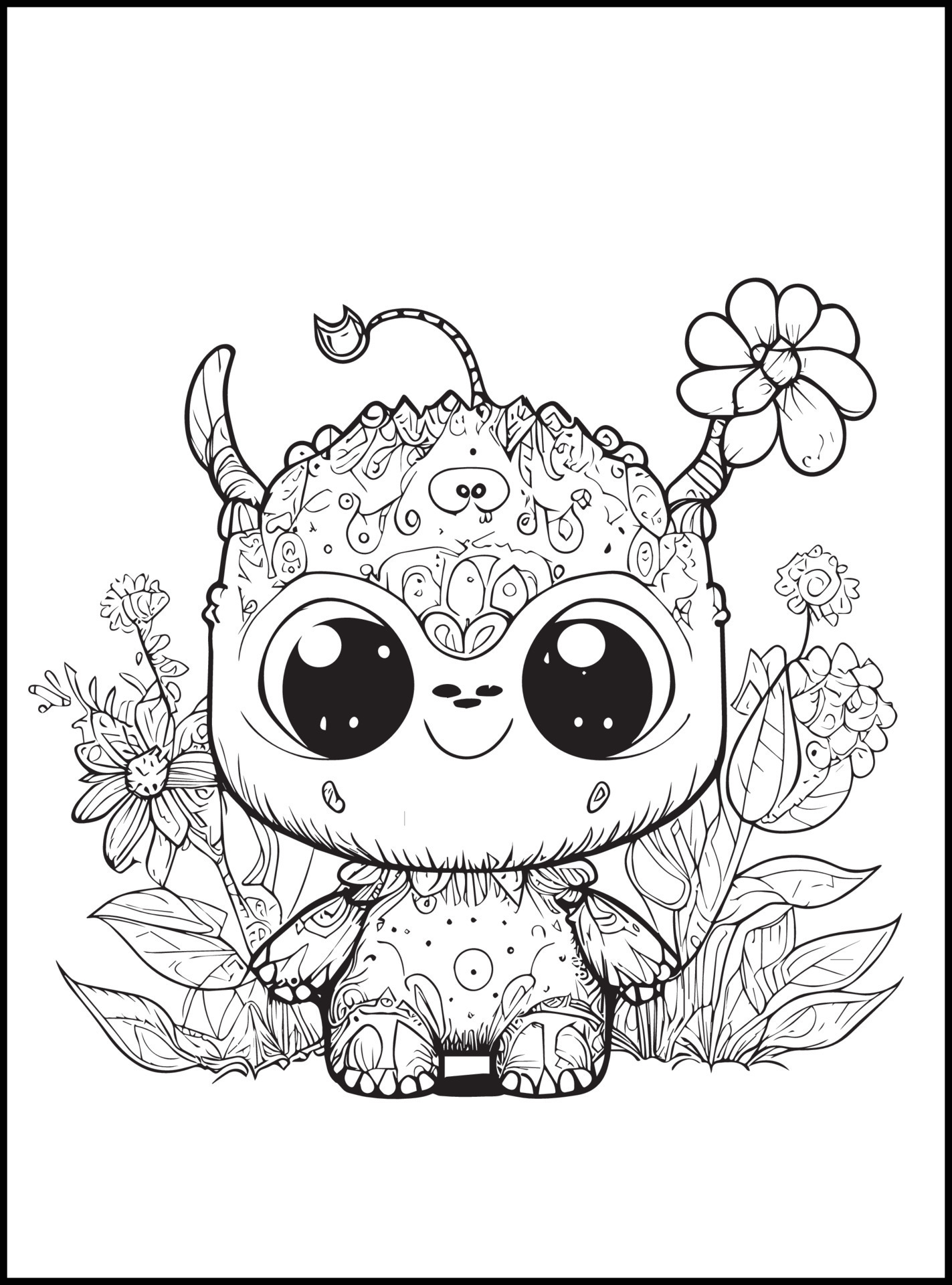 199+ Monsters Coloring Pages 110