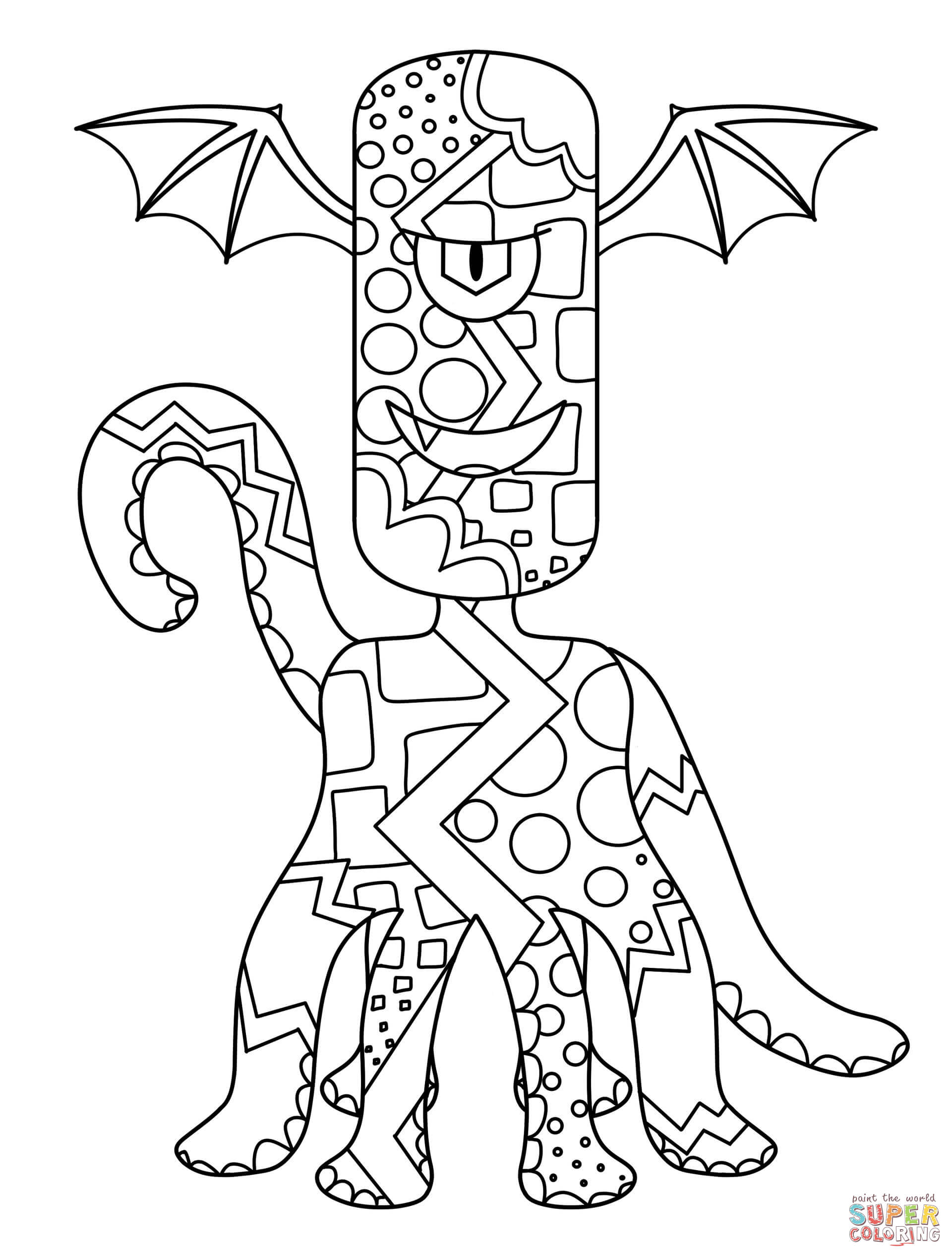 199+ Monsters Coloring Pages 113