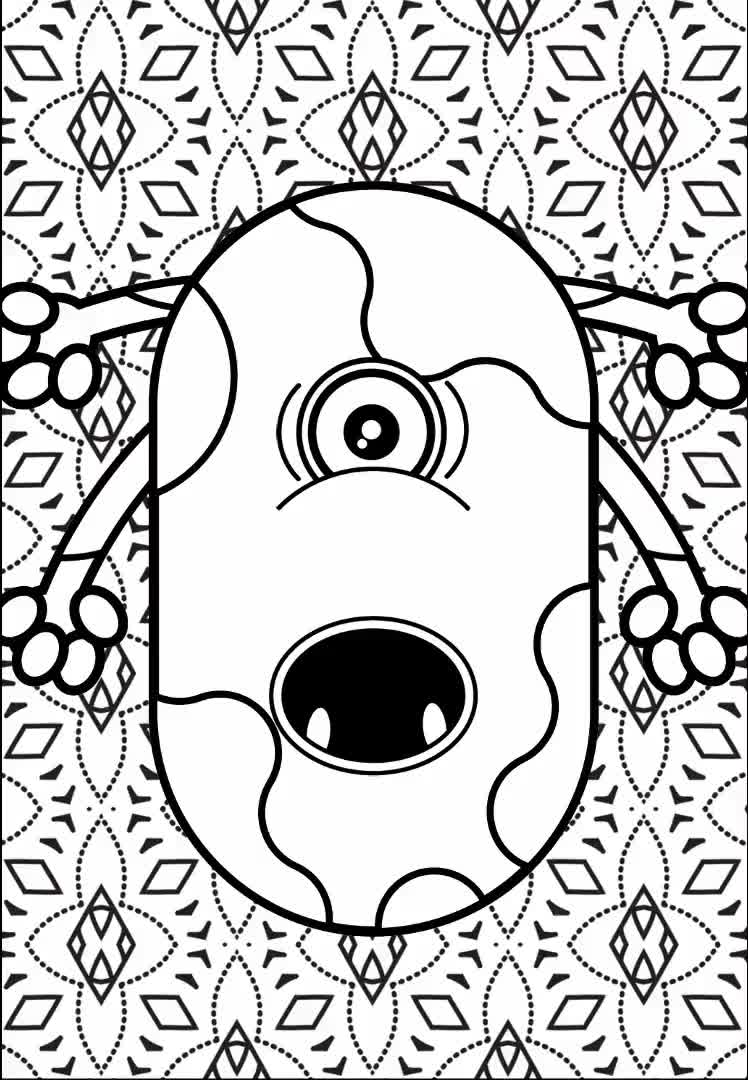 199+ Monsters Coloring Pages 126