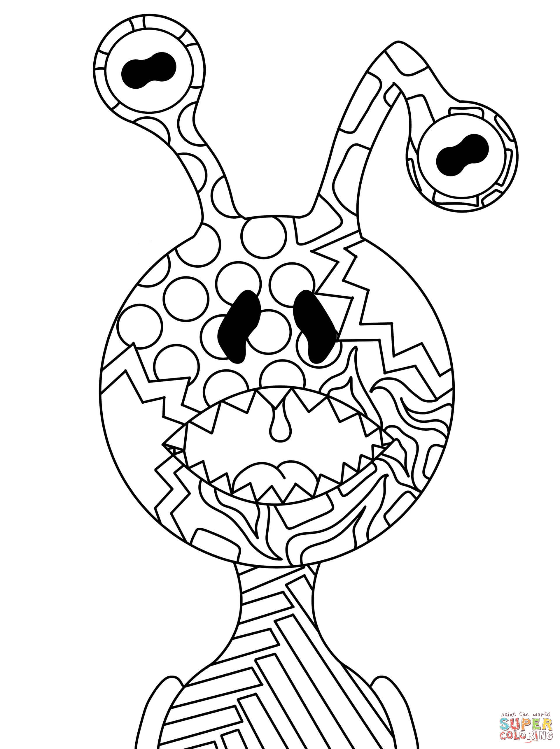 199+ Monsters Coloring Pages 148