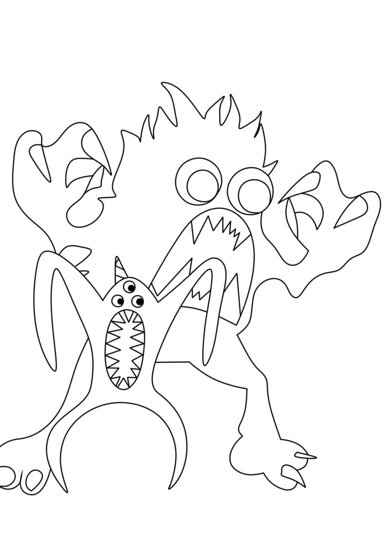 199+ Monsters Coloring Pages 154