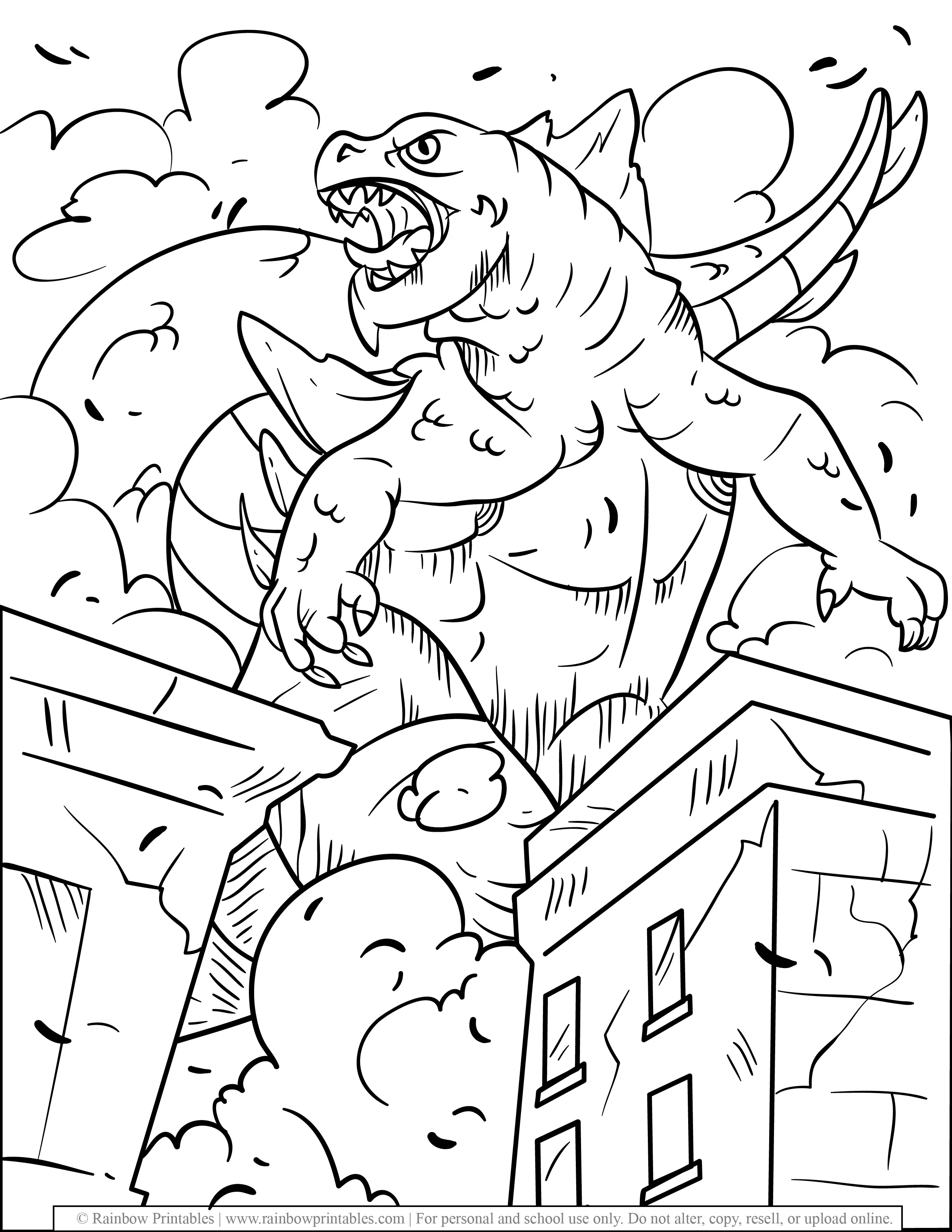 199+ Monsters Coloring Pages 157