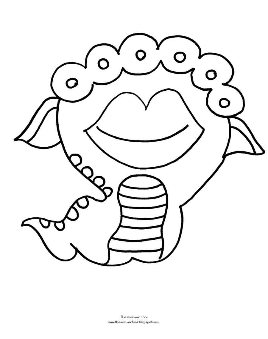 199+ Monsters Coloring Pages 161