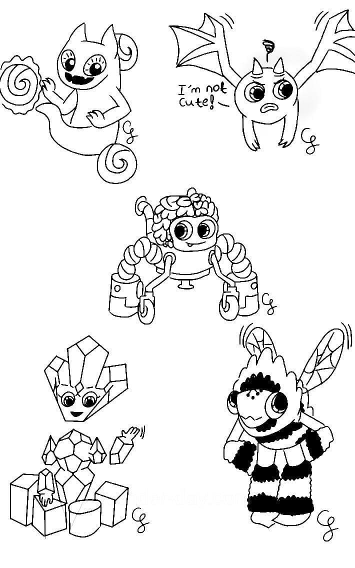 199+ Monsters Coloring Pages 166