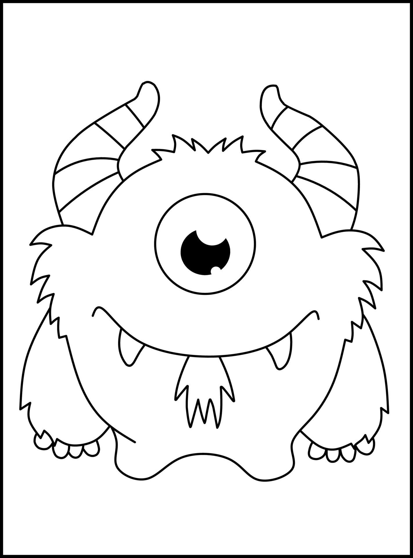 199+ Monsters Coloring Pages 179