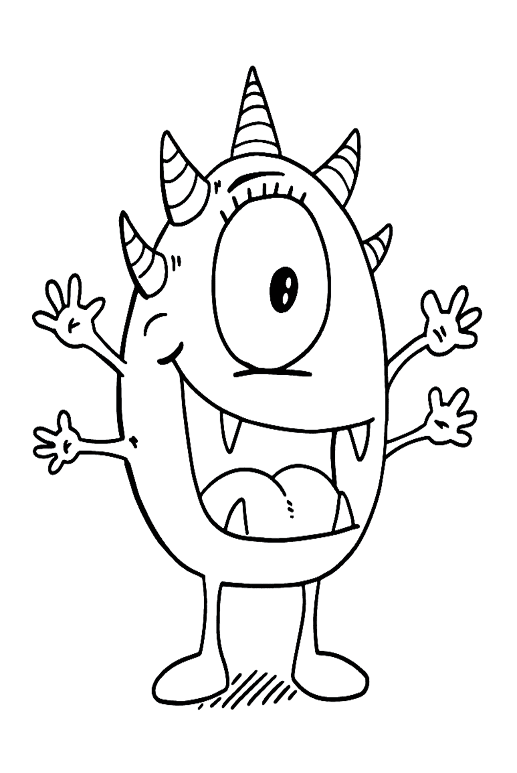 199+ Monsters Coloring Pages 180