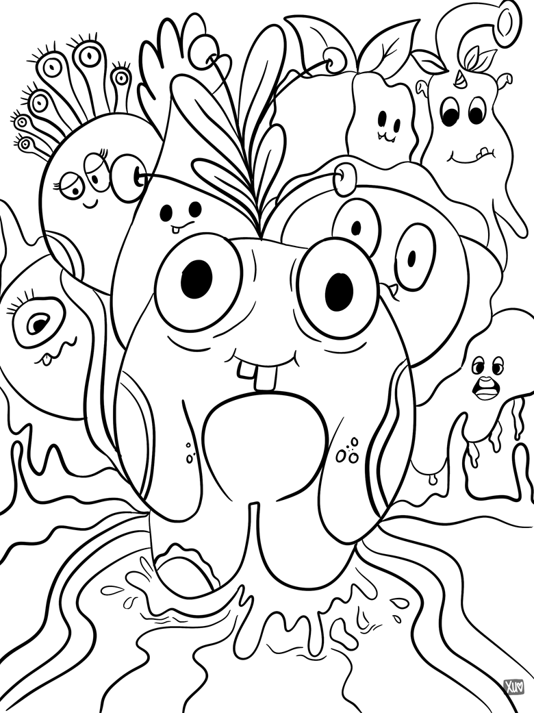 199+ Monsters Coloring Pages 190