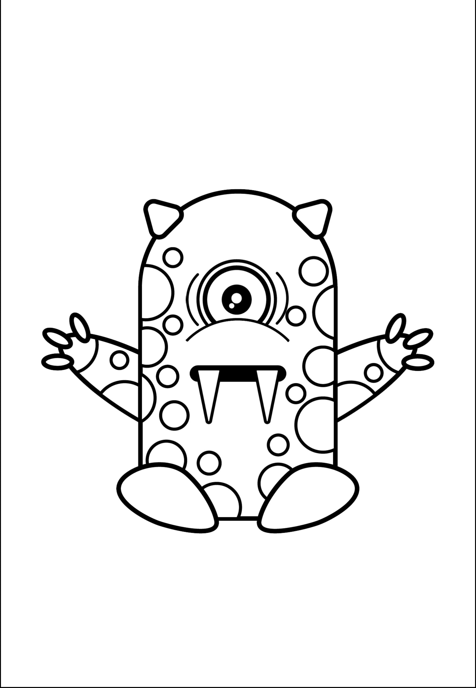 199+ Monsters Coloring Pages 196