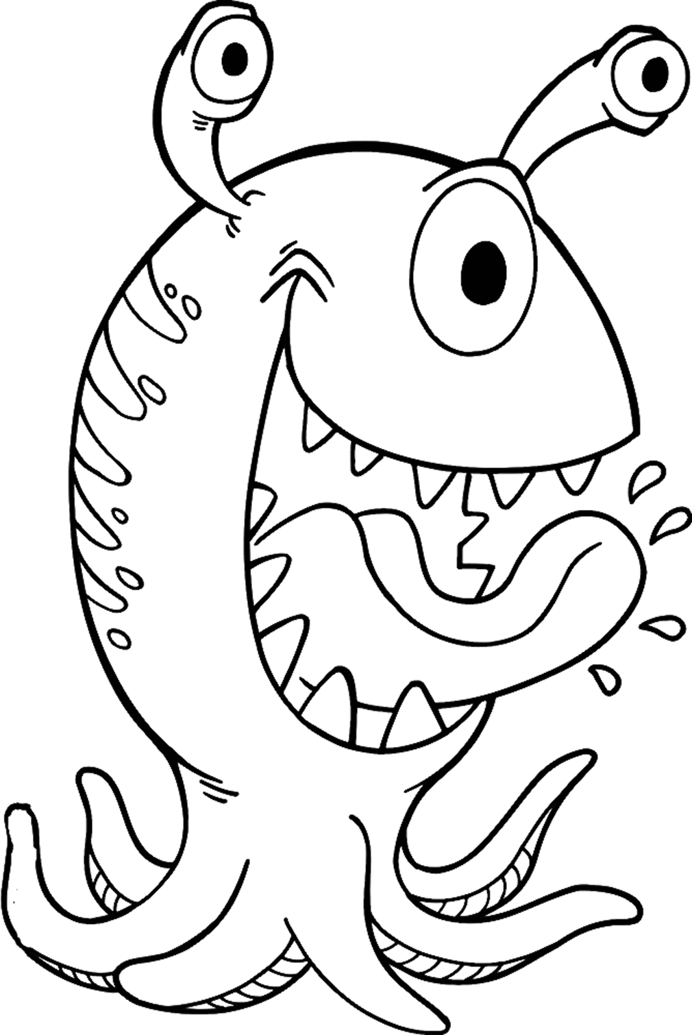 199+ Monsters Coloring Pages 200