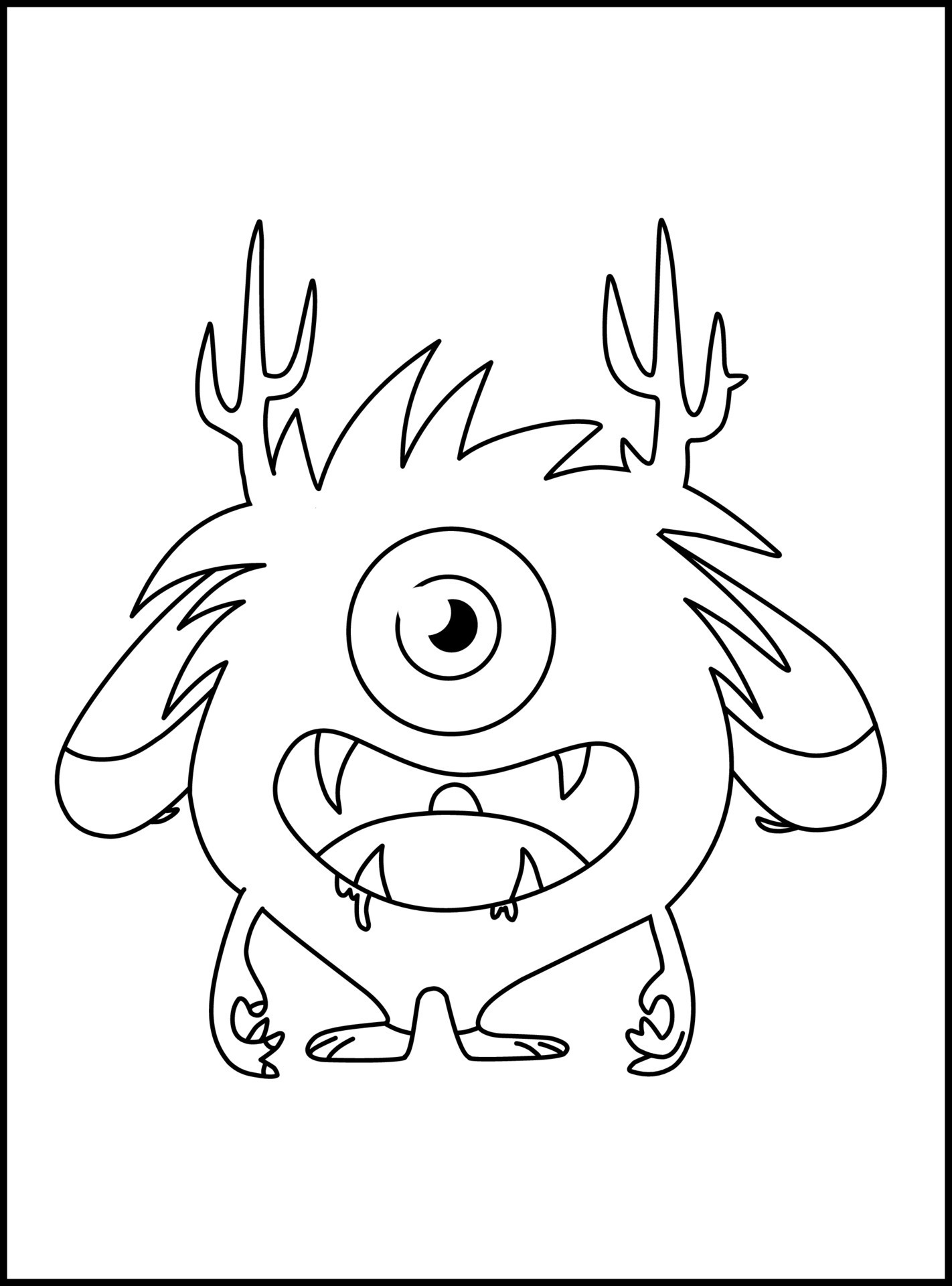 199+ Monsters Coloring Pages 36