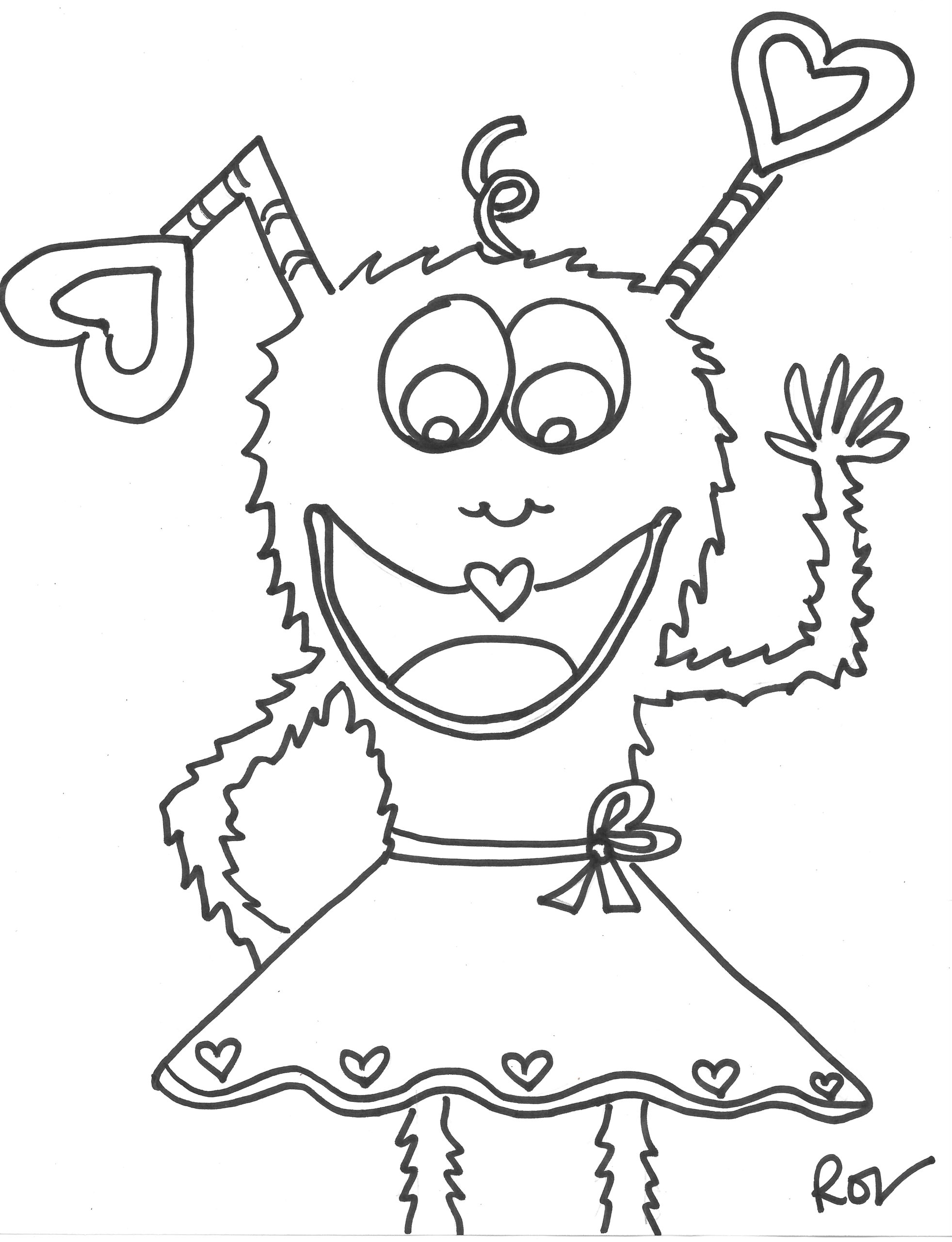 199+ Monsters Coloring Pages 37