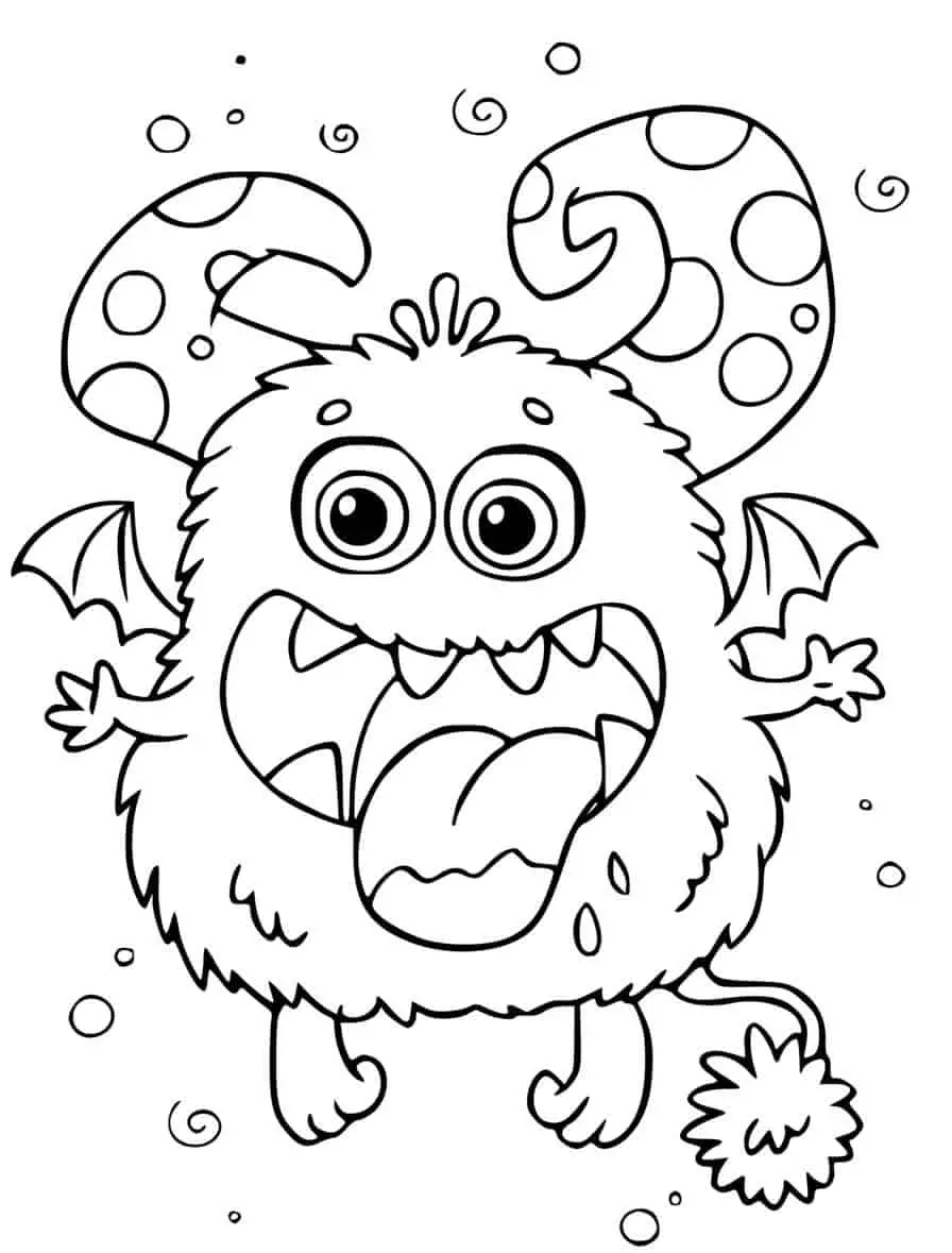 199+ Monsters Coloring Pages 38