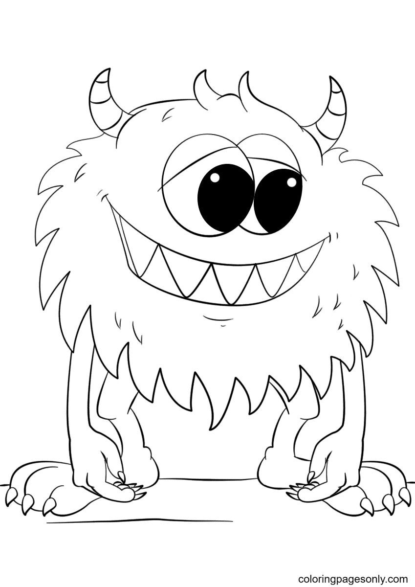 199+ Monsters Coloring Pages 39