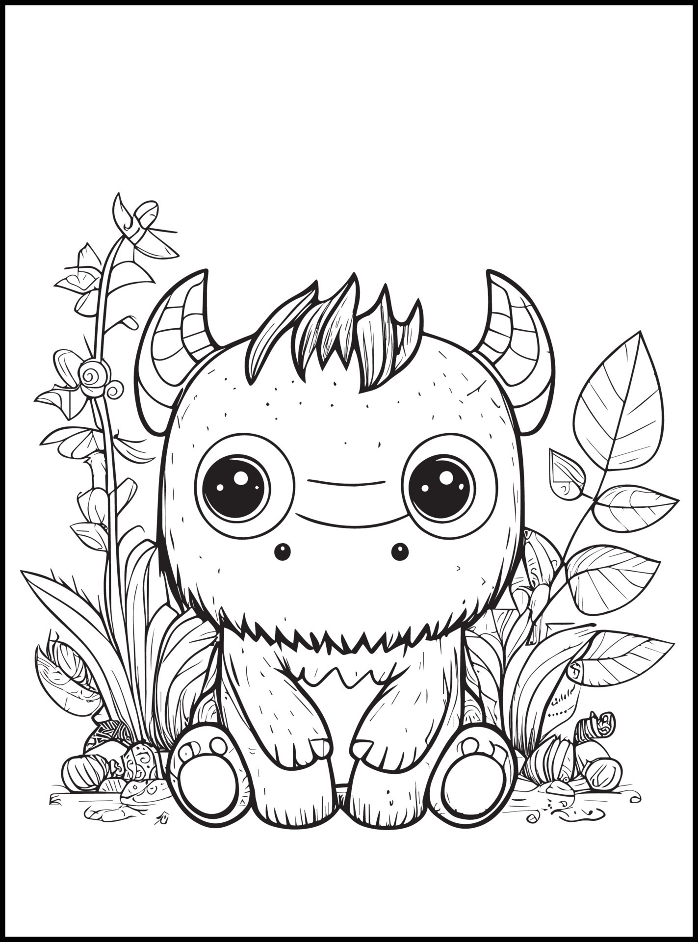 199+ Monsters Coloring Pages 4