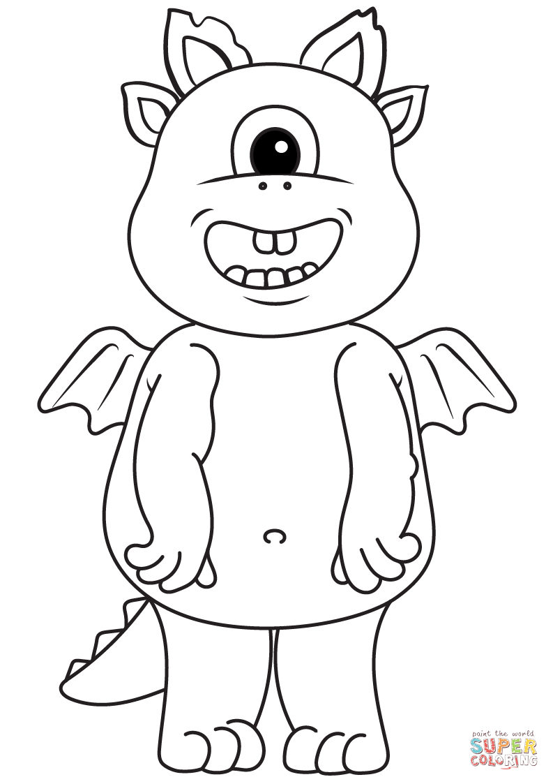 199+ Monsters Coloring Pages 43