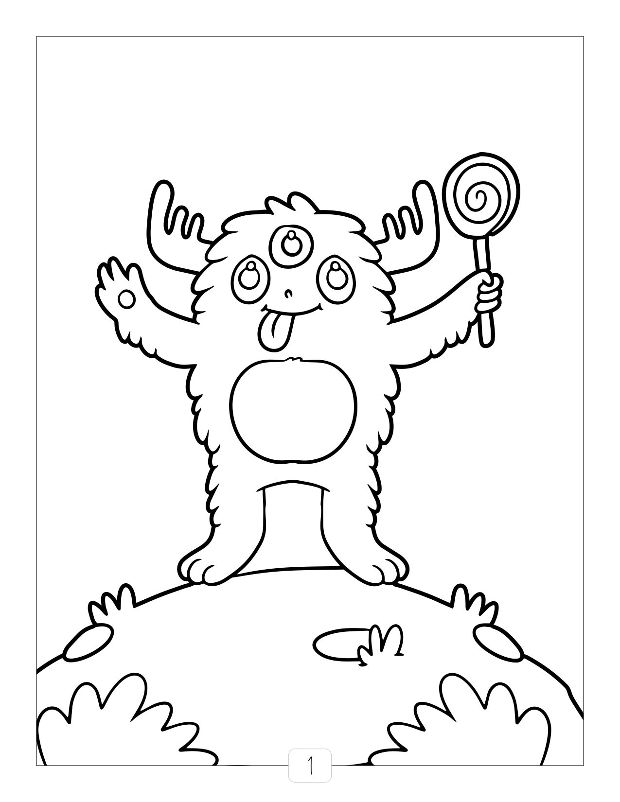 199+ Monsters Coloring Pages 54